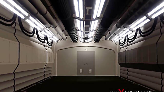 Hardcore in Restraints with Gnome. Young Busty Cuffed Brunette gets Tied down...