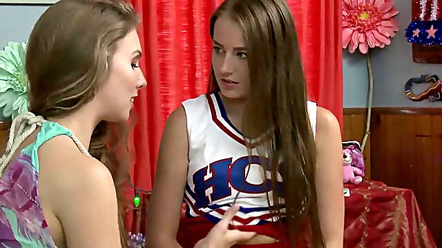 Lena Paul Guides Shy Cheerleader
