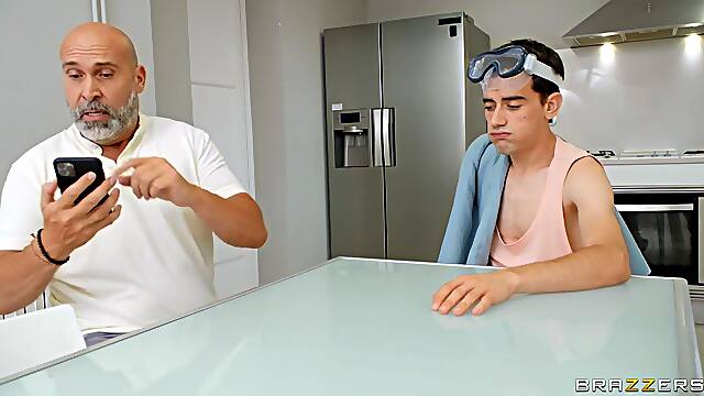 Smooth pussy play for this greedy stepmom