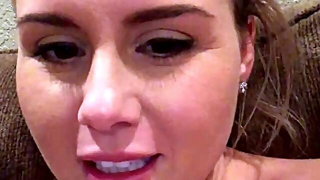 Amateur Teen with Huge Dildo Masturbating on Webcam