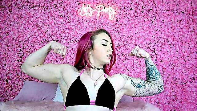 Mistress Macys Femdom Fantasies - Muscle Slave: Jerk To My