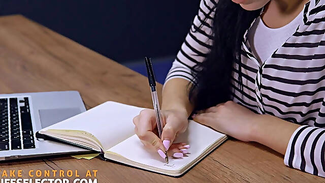 Verona prefers anal sex to studying and you're here to help