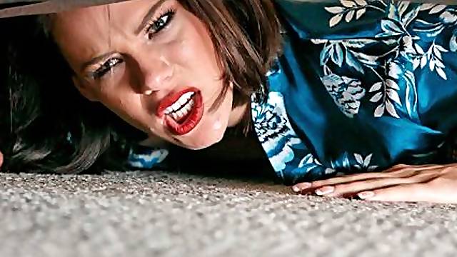 Aesthetic brunette with huge boobs Peta Jensen likes hardcore sex