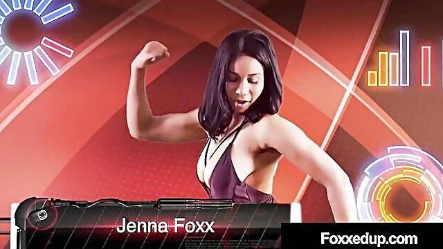 Foxxed Up featuring Savana Styles and Jenna Foxxs wrestling dirt