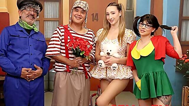 Lula and her hot girlfriend are enjoying intensive dick-riding so much