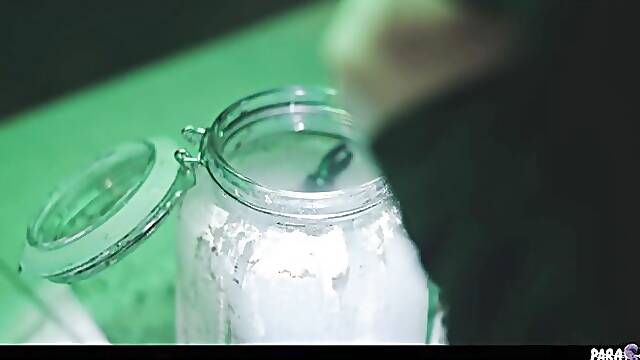 Cumshot xxx with easy-on-the-eyes Octavia Red and Oliver Davis from Parasited