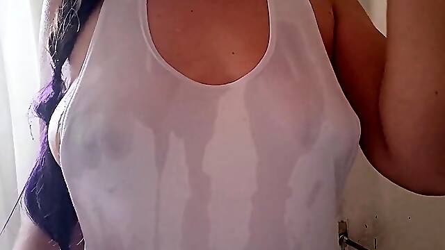 Wet T-Shirt: What Would You Do to My Big Boobs?