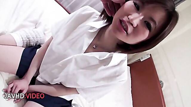 Japanese clip with engaging Miki Uemura from Ferame