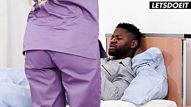 LetsDoeIt featuring Ema Karter and Freddy Gongs blacks on blondes porn