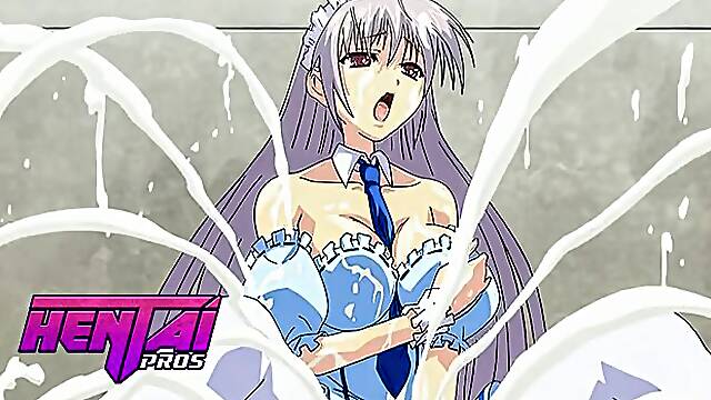 Explosive Aya and Hinata at bukkake scene