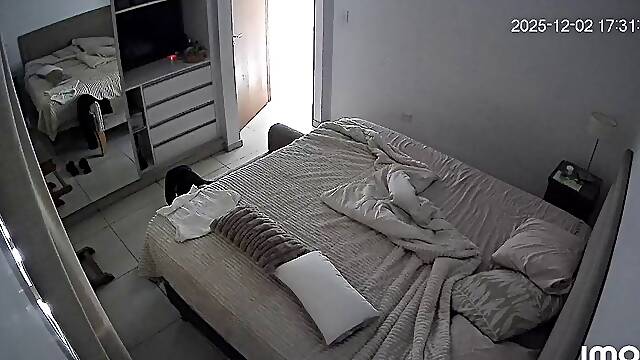 Milf Fingering on IP Cam