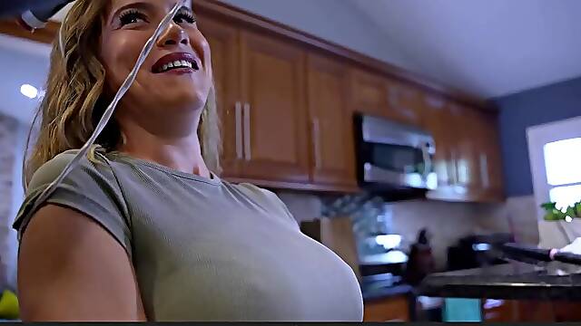 Seductive MILF Aderes Quin handles two big black cocks in a threesome