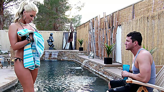 Cougar Phoenix Marie fucks hot neighbor