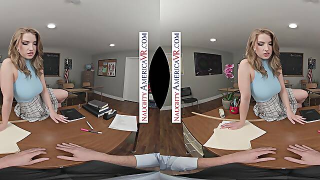 College Student Octavia Red Utilizes Her Big Assets To Receive Passing Grades