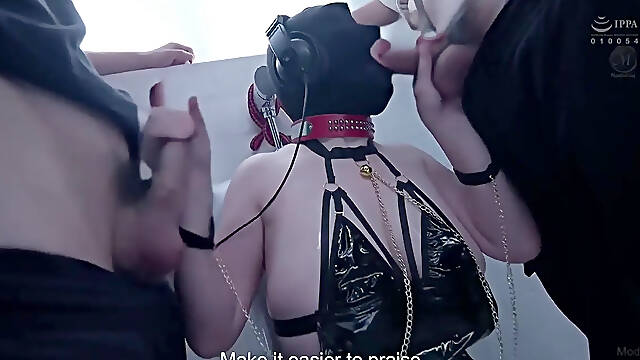 Huge Tits Asian Girl Gangbanged & Creampied By Coworkers (decensored + English Subtitles) Mexican