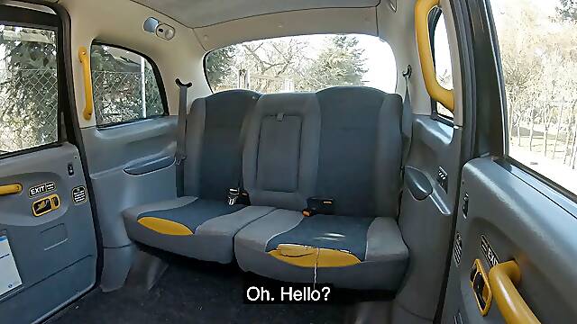 Fake cab hot milfy nurse takes care of the drivers blue nuts