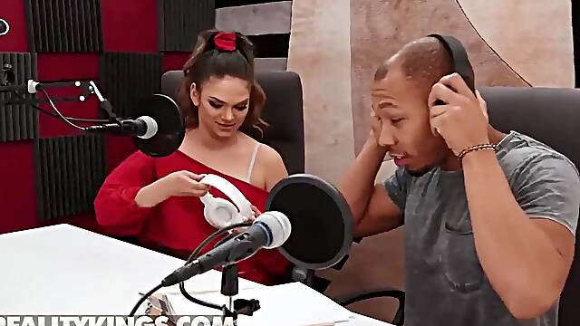 Reality kings - curvy milky lady Athena Faris sneaks a taste