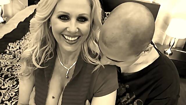 Sexy Milf Julia Ann Fucks Her Husband and Friend!