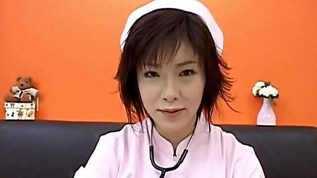 Kasumi Uehara nurse sucks and fucks boner, Kasumi Uehara nurse sucks and fucks boner