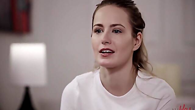 The Lesson Pt 1 - Leana Lovings And Scarlett Sage - Lesbian - Blonde - Brunette - Close Ups - Face Sitting - Fingering - Sixty-nine - Allh*rluv