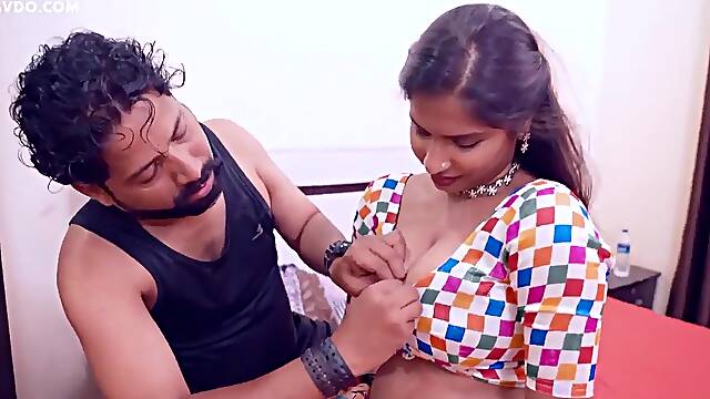 Indian milfs voluptuous charm captivates in sensual oral delight