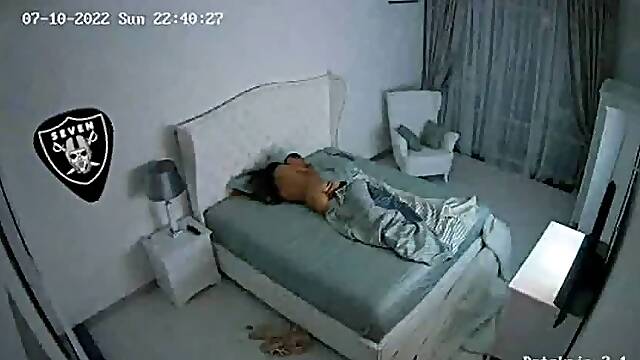 Busty Russian whore fucks old man in bedroom