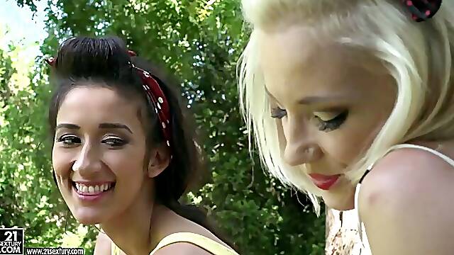 Cherry Kiss and Zazie Skymm are having a threesome with one more girl they like a lot