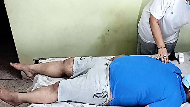 Busty Nurse Helps Patient On Clinic Desk - Deepthroat & Ride