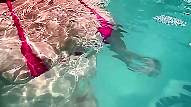 Artemisia Love sexy underwater with her juicy big tits horny af
