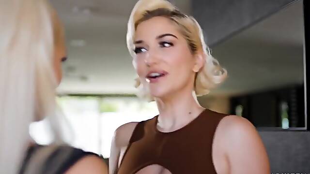 New Breasts Stress Test - Alex Grey And Skye Blue