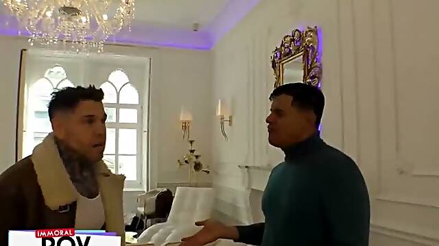 Double Teaming Ukrainian Supermodel Josephine In The New Condo!