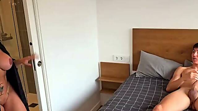 The Official Paisita falls into temptation again and fucks her perverted stepson - The Official