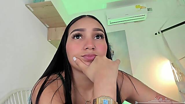 Hot natural huge boobs sexy lingerie web babe show