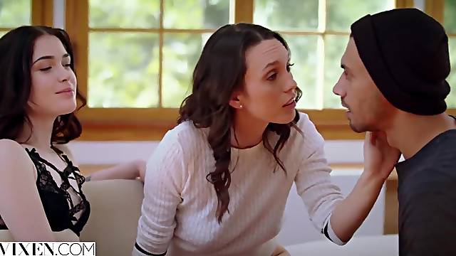 Jade Nile Gets help from her Roommate to Open her Boyfriends Eyes