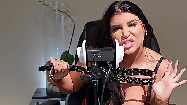 Popular MILF pornstar Romi Rain ASMR