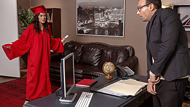 Kendra Spade gets screwed right after her graduation