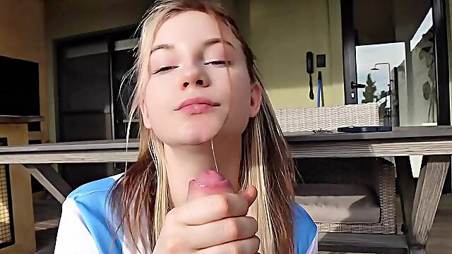 GAVE A BLOW JOB AT A PUBLIC SWIMMING POOL