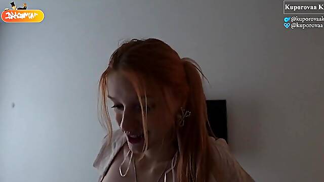 Stepbrother, I asked for 2 hotel rooms. Don't my titties turn u on? Sex with a cute youthful stepsister - Kuporovaa Krupa