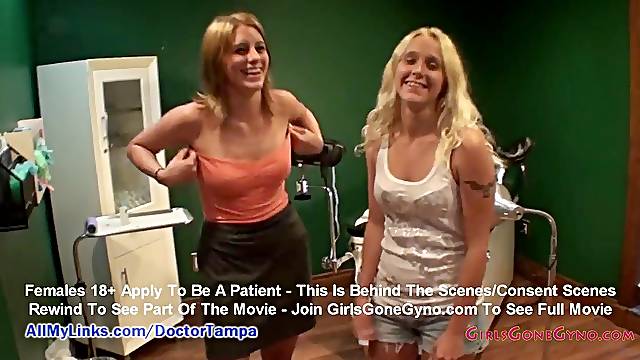 Chick Brianna Cole get a Stimulating Gyno Exam from Doctor Tampa & Nurse Julie J @ GirlsGoneGynoCom
