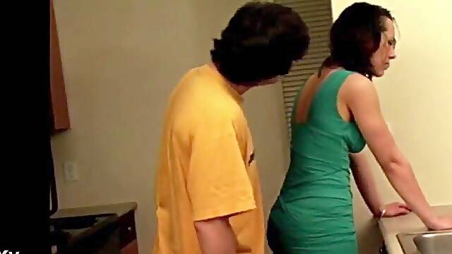 Housewife In natures garb & Spanked Nude Bottom Until Booty is Red