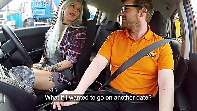 A bit of booty and Vibrator DP with Alexxa Vice - Fake Driving School