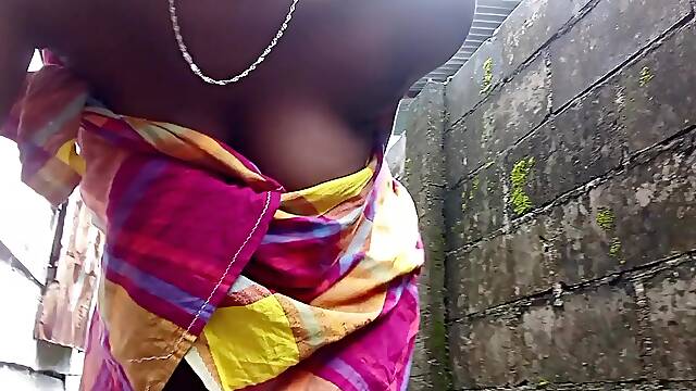 SEXY SWEETHEART WITH BIGGEST TITE DESPERATELY PEE PANTS OUTDOOR FOR DAD ASMR