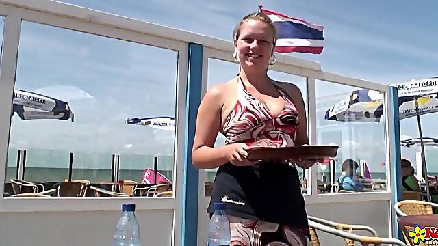 Net69 - Stranger Screwed a Breasty Dutch Waitress