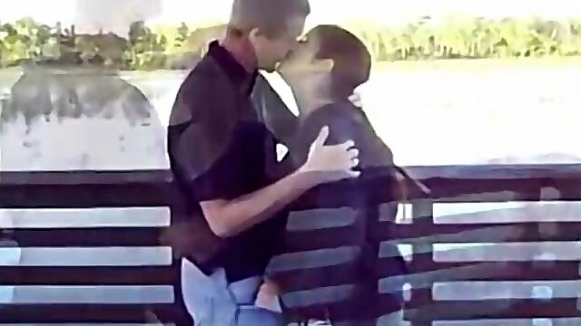 Banging my plump wife outside by the lake