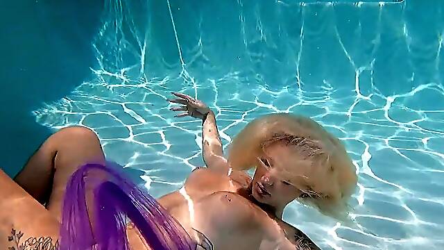 Underwater masturbation