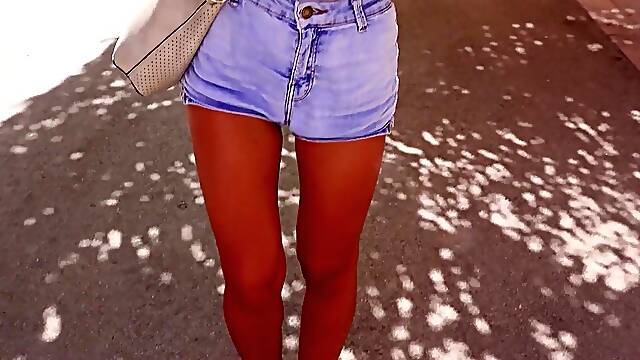 GERMAN SCOUT - Slender Hotty with Large natural Titties Mina Moreno tempt to Cheating Screw at Model Job