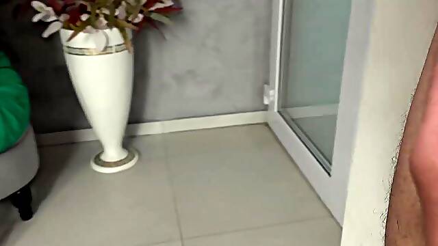 Mother Id like to fuck Liza Luxure sucks & rides hard youthful schlong after this babe catches him spying!