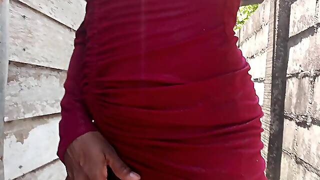 BLACK PEE AND DEVOURED NEIGHBOR CHEATING SPOUSE AFRESH OUTDOOR ALMOST CAUGHT????