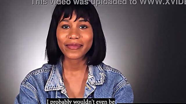 Large booty ebony mother Id like to fuck excitement masturbation after hawt interview for the Playboy