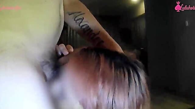 Spouse watches me get creampie out of a cock rubber – Luluhotwifex hotwife